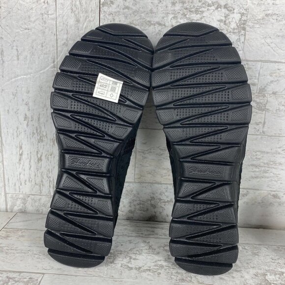 Skechers EZ Flex 23475 Dusty Black Slip On Memory Foam Shoes Womens Size 6.5 - Picture 9 of 10